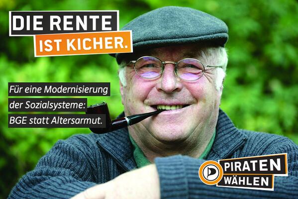 Die Rente ist Kicher.