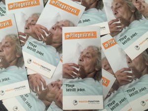 Flyer zum Pflegestreik