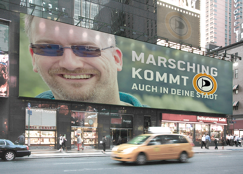 Marsching kommt, Piraten NRW Billboard be-him-CC-BY-NC-ND